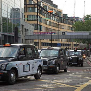 Londyn City, taksówki